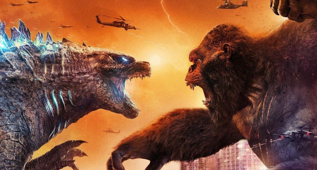 Godzilla e Kong prestes a se enfrentarem em poster do filme - Otageek