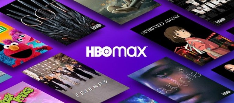 Arte da Hbo max com varias capas de filmes e series que estarão no streaming