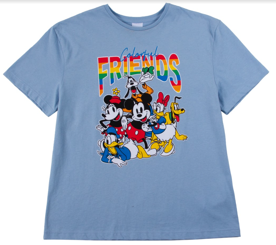 Camiseta Feminina Manga Curta Personagens da Disney - OtaGeek