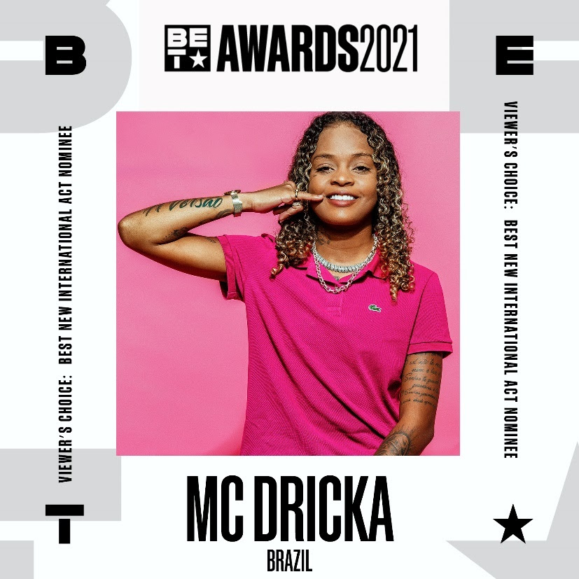 Mc Dricka no Bet Awards. Otageek