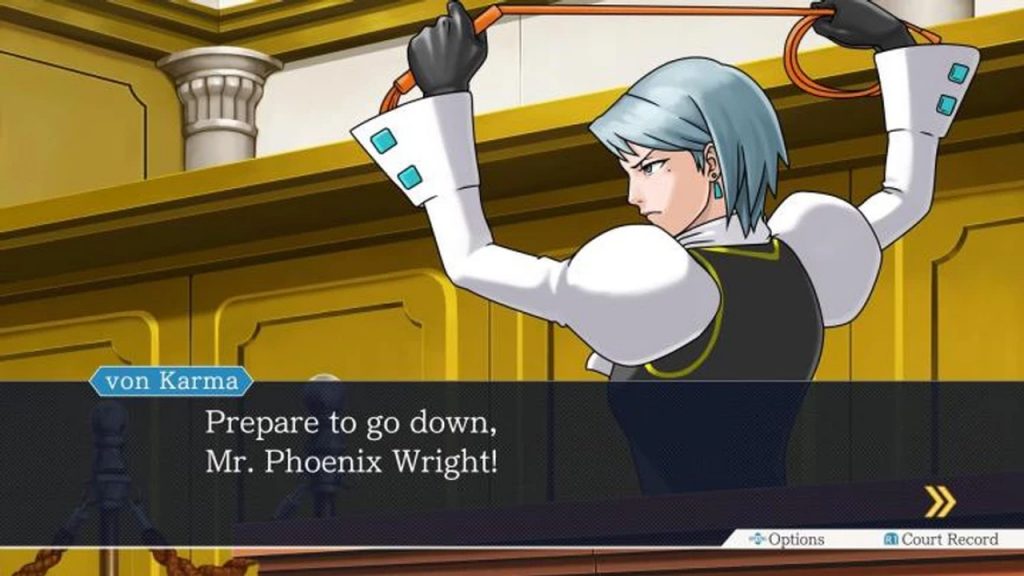 Peronsagem Franziska Von Karma do Ace Attorney