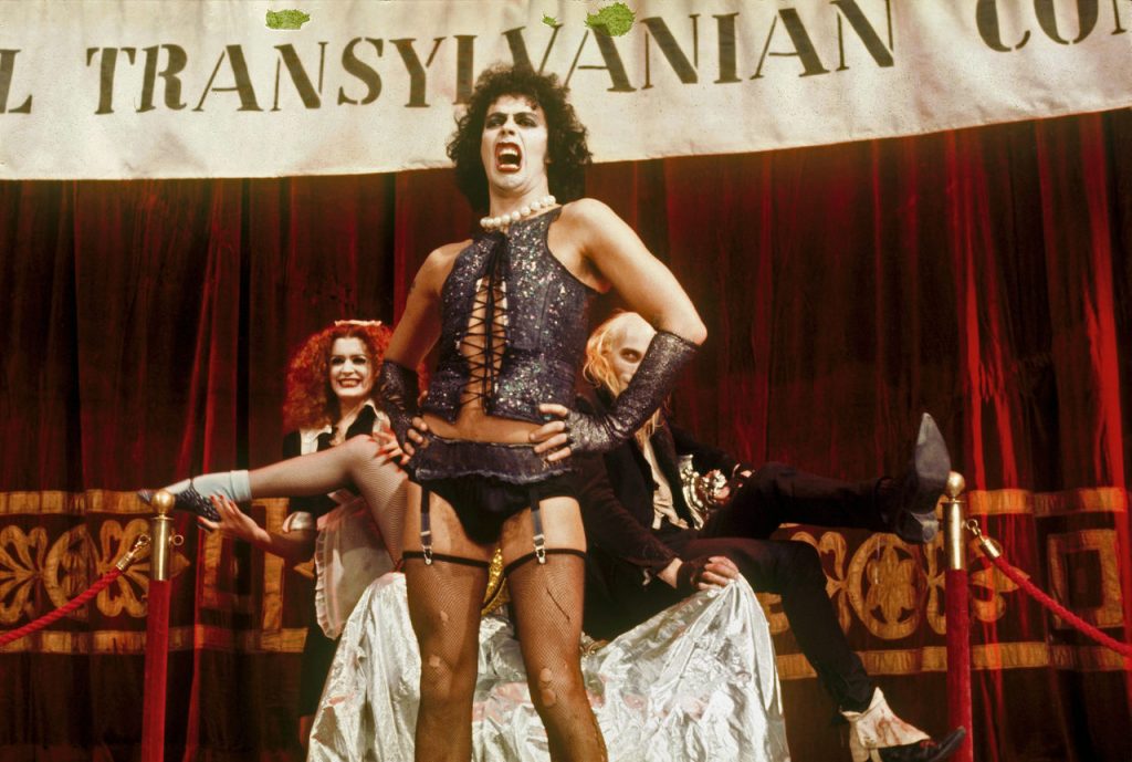 Imagem promocional do filme "Rocky Horror Picture Show", que está disponível no Telecine Play e será exibido no Telecine Cult, dia 28, às 14h10