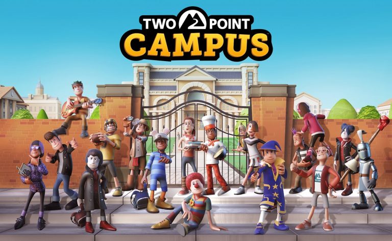 arte oficial do jogo Two Point Campus