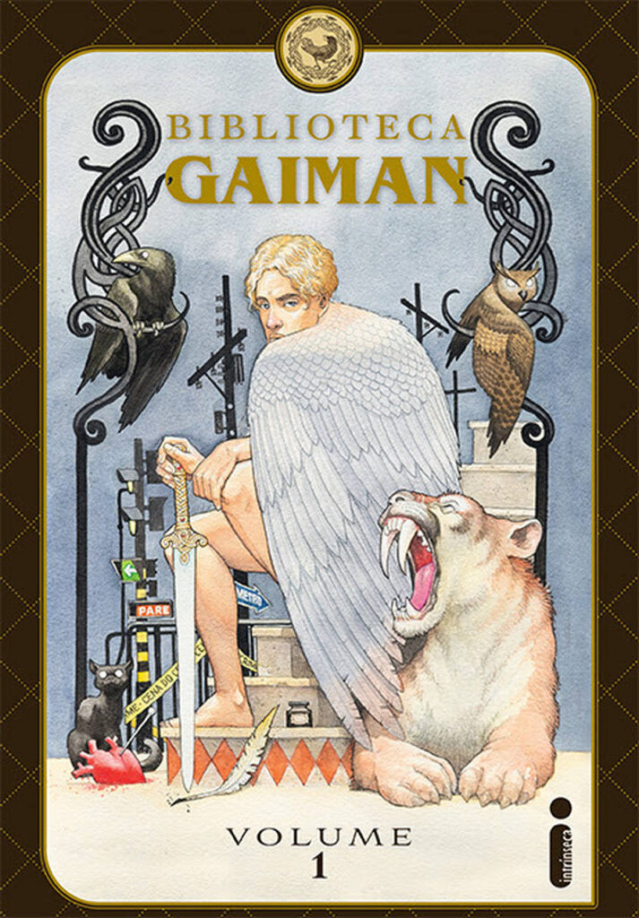 Capa do projeto Biblioteca Gaiman - Otageek