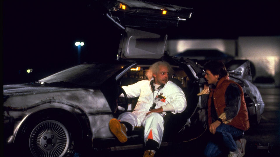 Marty e Dr. Brown no DeLorean em De Volta Para o Futuro - 6 curiosidades - Otageek