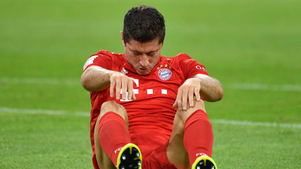 O jogador de futebol Robert Lewandowski.