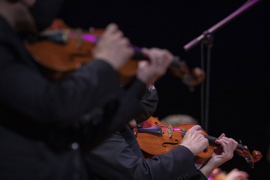 Violinistas em Jazz Sinfônica