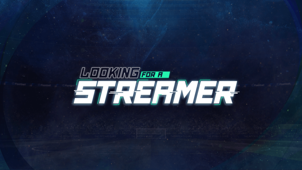 Imagem com o logo Looking for a Streamer centralizado - Otageek