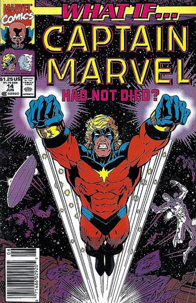 Capa de What If...? Captain Marvel had not died? O que aconteceria se o Capitão Marvel não tivesse morrido?