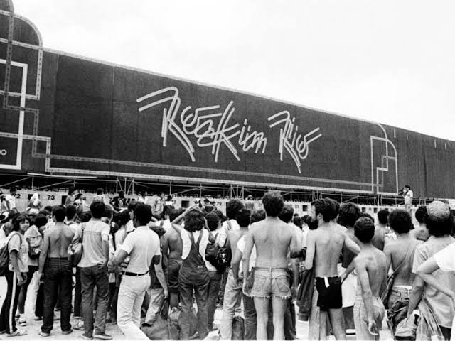 Fachada do Rock in Rio em 1985 - Mês do Rock - 13 de julho, Dia Mundial do Rock, mas só no Brasil - Otageek