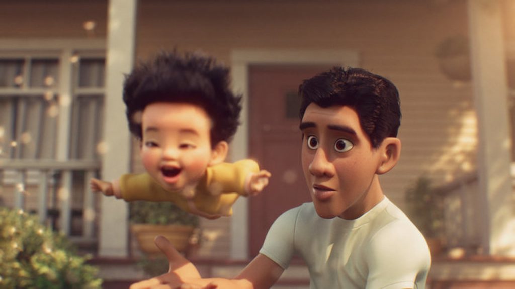 Cena de Flutuar, curta do projeto Pixar SparkShorts. - Otageek