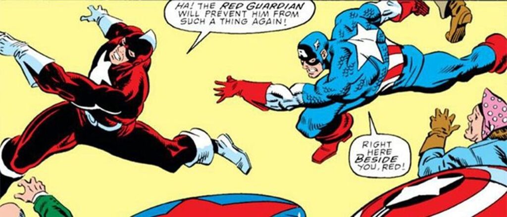 Guardião Vermelho e Capitão América nos quadrinhos - otageek