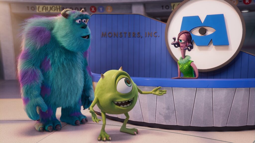 Sulley e Mike em Monstros no Trabalho - Otageek