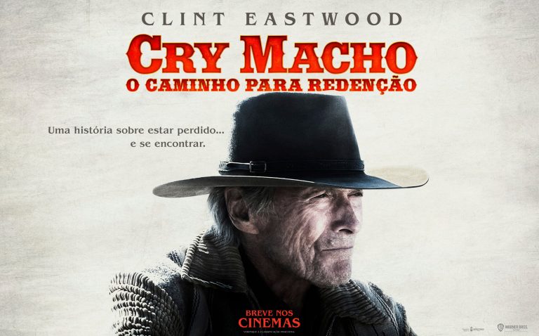 Clint Eastwood em pôster de Cry Macho