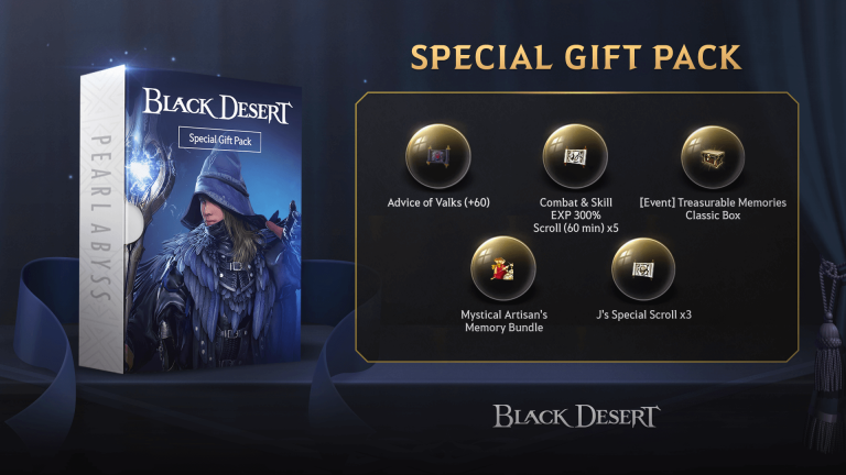 DLC gratuita do jogo Black Desert Online.