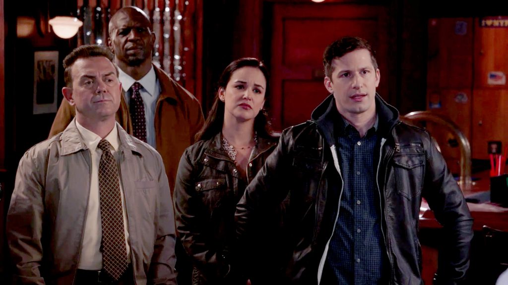 Jake Peralta, Amy Santiago e Charles Boyle.