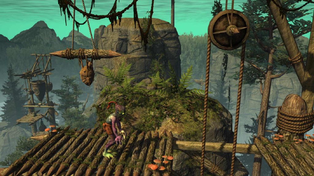 Imagem do jogo Oddworld: Abe's Oddysee, que reviveu o estilo Prince of Persia