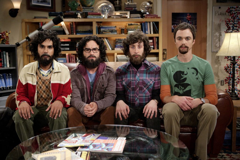 Raj, Leonard, Howard e Sheldon na 3ª temporada Otageek