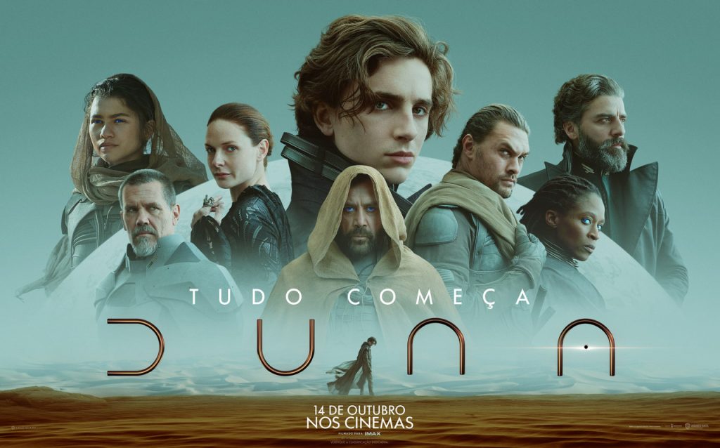 Imagem promocional do filme "Duna", de Denis Villeneuve, que estreia no dia 21 de Outubro no Brasil