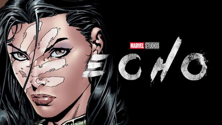 Logo da Marvel com a personagem Echo.