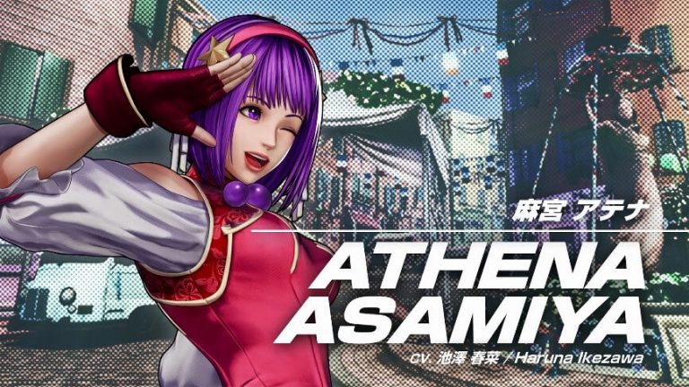 Personagem Athena Asamiya do jogo Kof XV