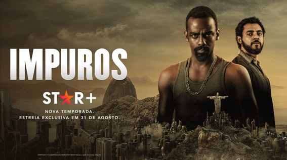 Poster da série "Impuros".