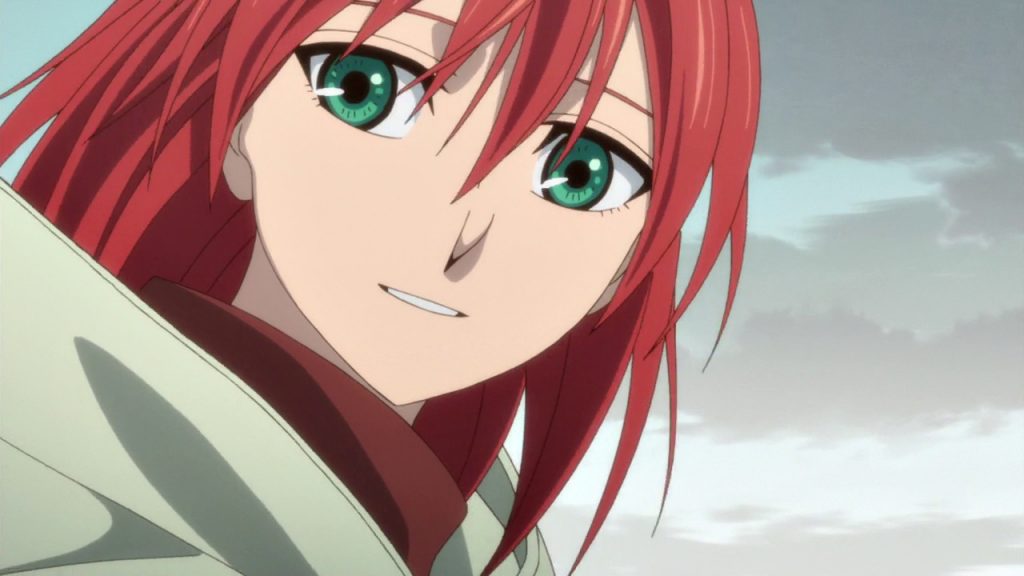 Chise Hatori, personagem do anime The Ancient Magus Bride, tendo o protagonismo feminino no anime.