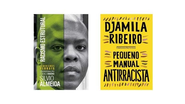 Capa de dois livros que falam sobre o racismo 