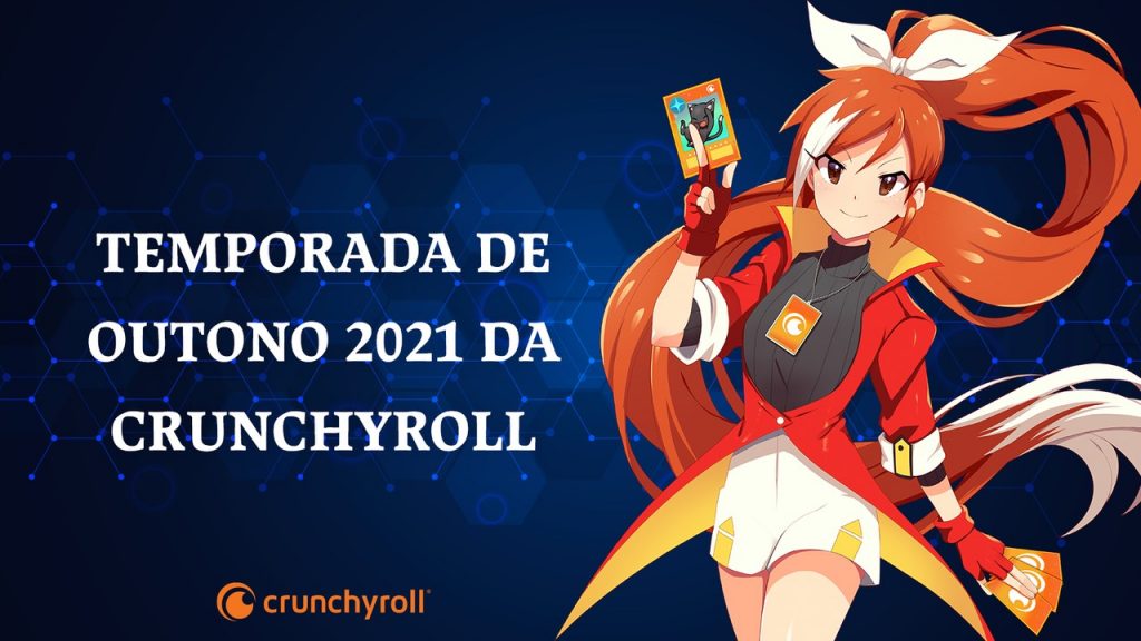 cartaz anunciando a temporada de outono de 2021 da Crunchyroll - Otageek