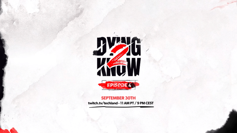 Logo do episódio 4 de Dying 2 Know.