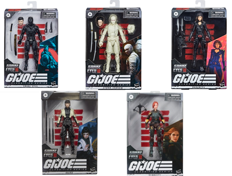 G.I. Joe Série Exclusiva Figuras Snake Eyes Otageek