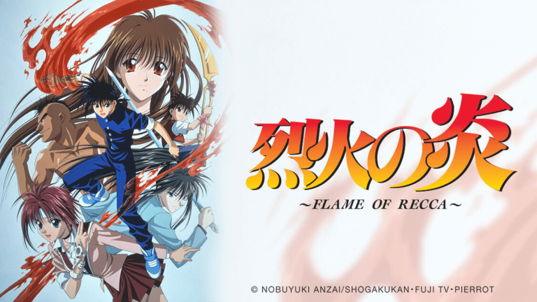 Poster do anime Flame of Recca na Crunchyroll.