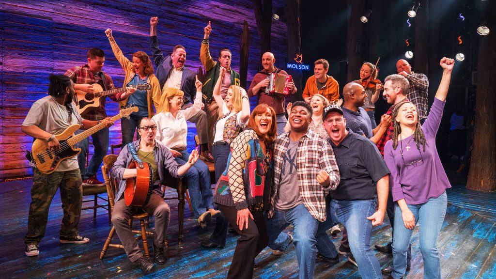 elenco do musical come from away - otageek