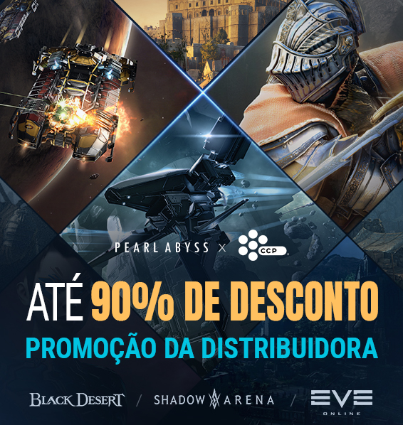 Poster anunciando a co-promoção da Pearl Abyss com CCP.