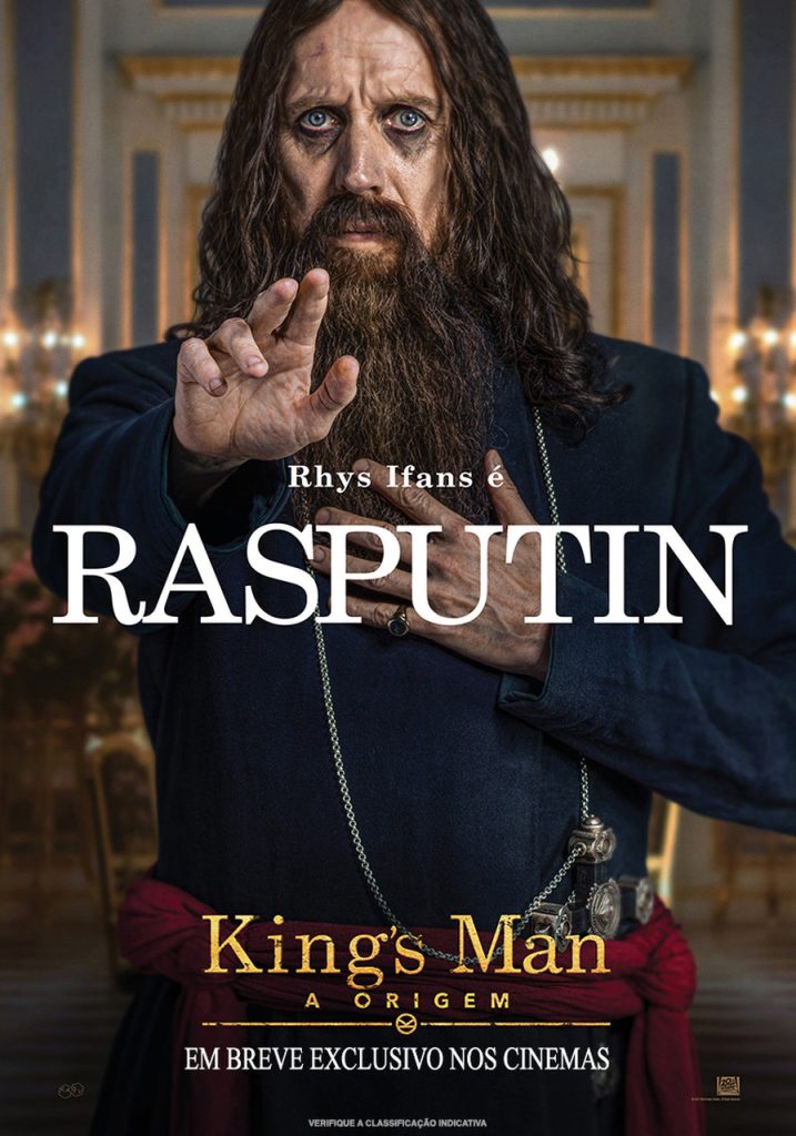 Kings Man A Origem - Rhys Ifans como Rasputin - Otageek