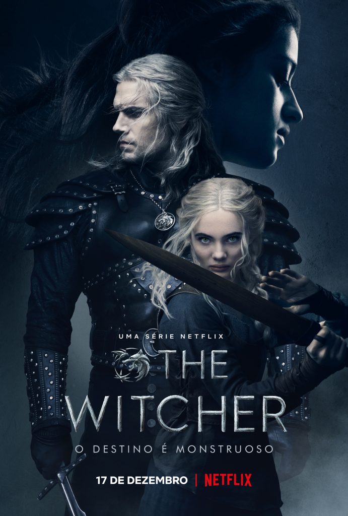  Pôster oficial da 2ª temporada de The Witcher. 