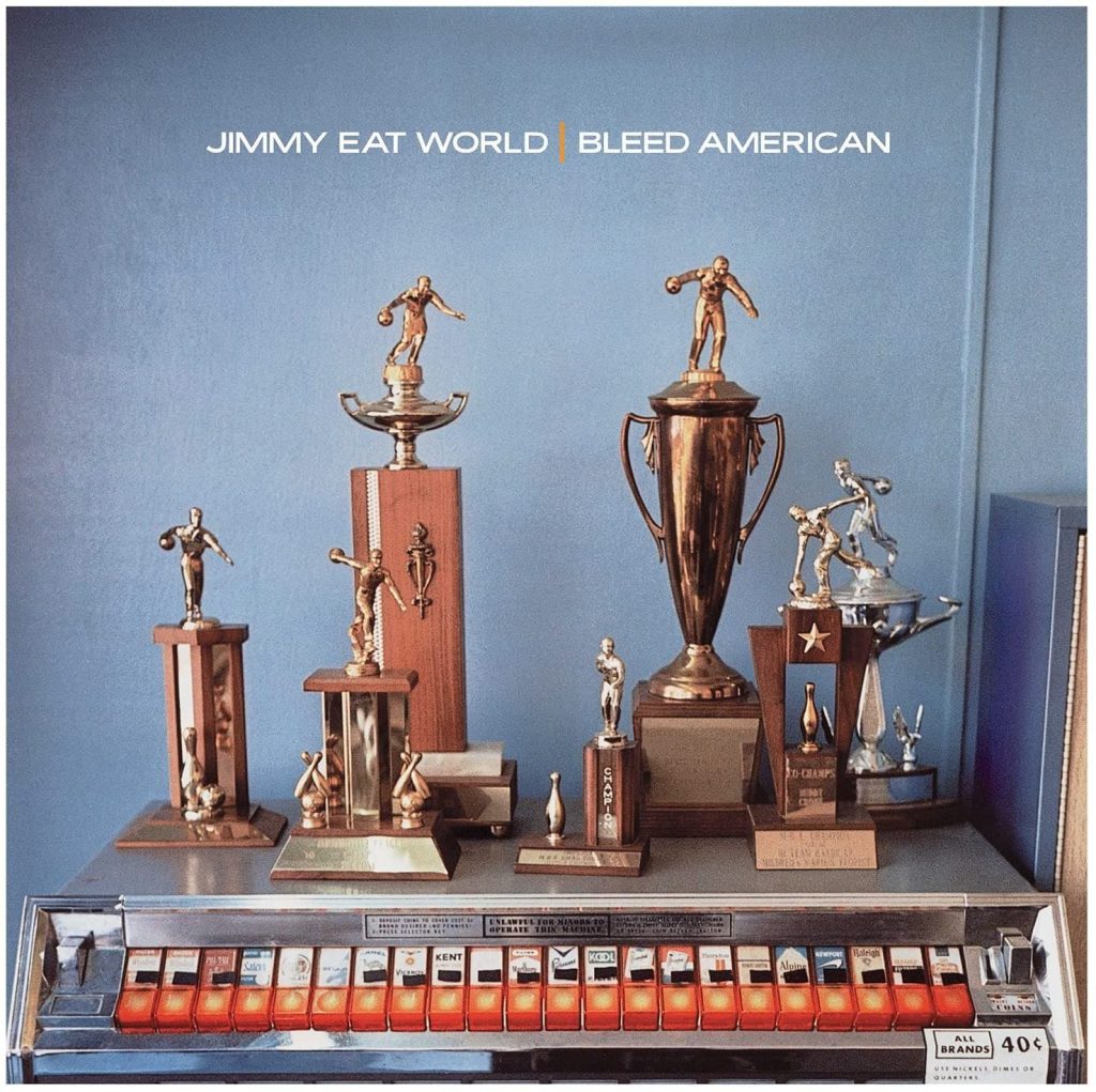 Capa do álbum de pop punk "Bleed American", da banda Jimmy Eat World