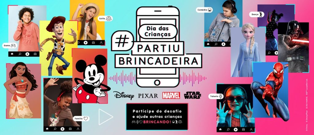 Campanha de dia das crianças da Disney - Otageek