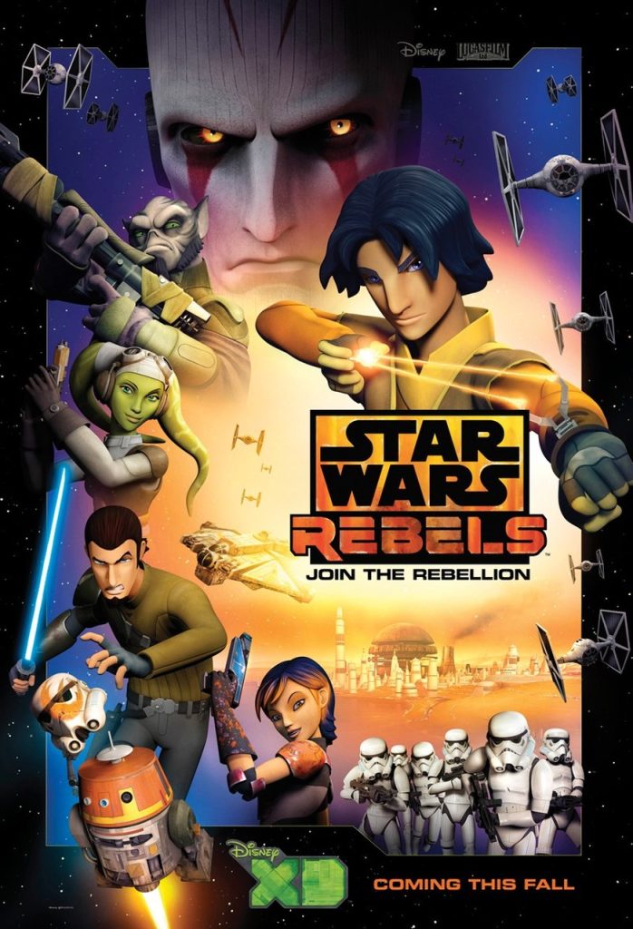 pôster de star wars rebels - otageek