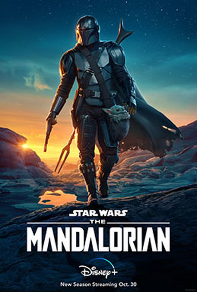 pôster de the mandalorian - otageek