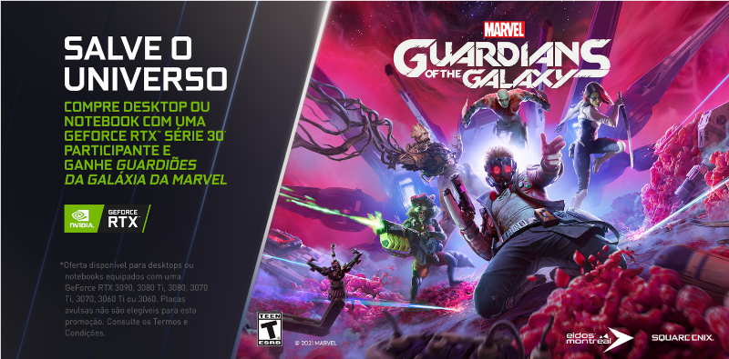 Promoção NVIDIA e "Guardiões das Galaxyas"