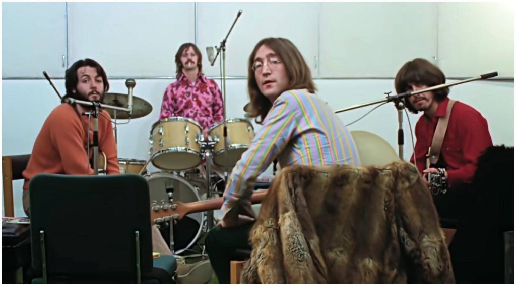 Imagem promocional do documentário "The Beatles: Get Back"