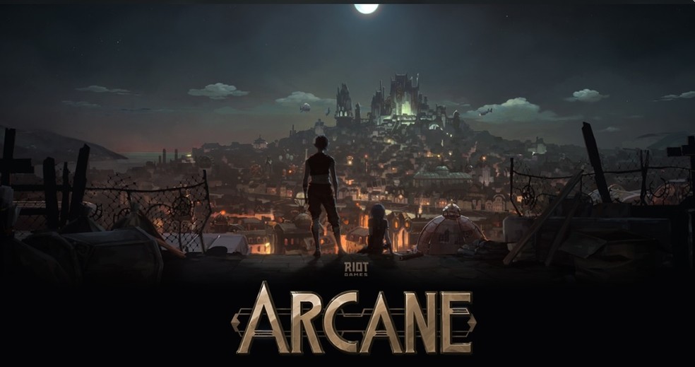 Capa da série Arcane 