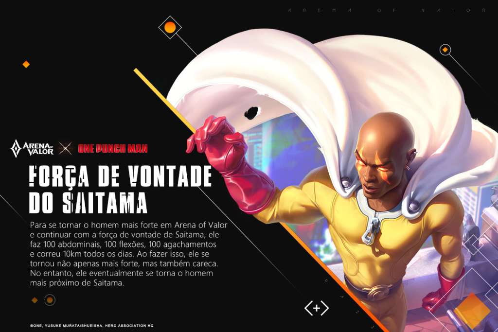 One-Punch Man personagem do jogo Arena of Valor