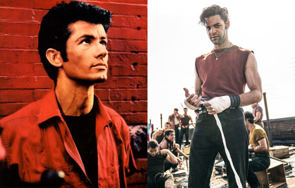 George Chakiris (1961) e David Alvarez (2021) como Bernardo em Amor, sublime amor