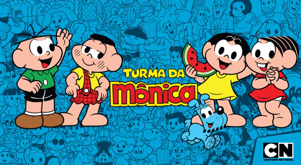 Imagem promocional da Turma da Mônica no Cartoon Network e na HBO Max