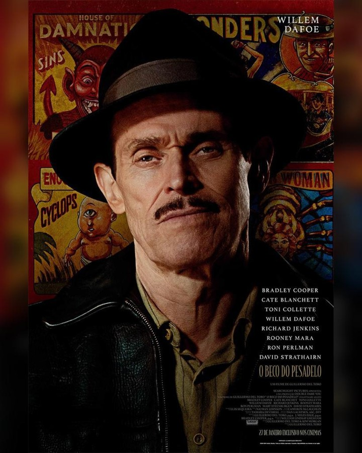 WILLEM DAFOE COMO CLEM HOATLEY, O ORADOR DO PARQUE