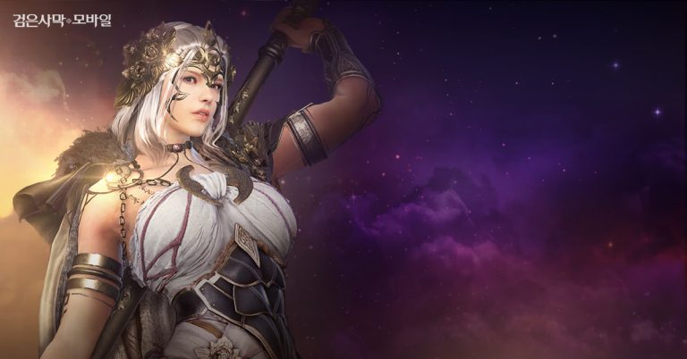 Personagem do jogo Black Desert Mobile, da Pearl Abyss