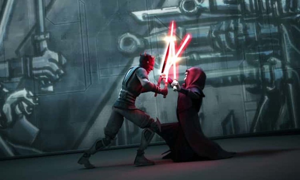 Darth Maul vs. Darth Sidious em Star Wars Clone Wars - otageek