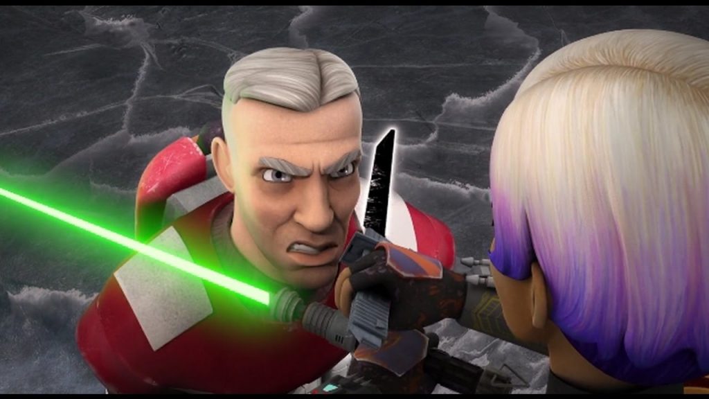 Sabine Wren vs. Gar Saxon em Star Wars Rebels - otageek